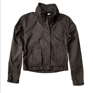 Athleta Cotton Twill Jacket in‎ Army Green